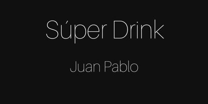 Super Drink by Juan Pablo